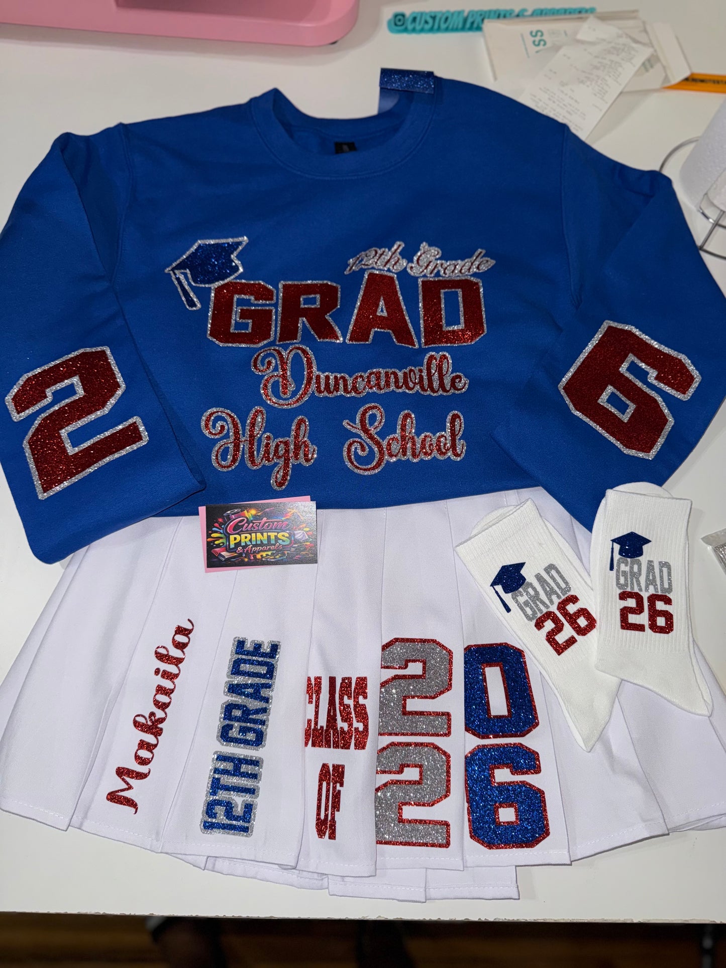 Custom Graduation Full Outfit