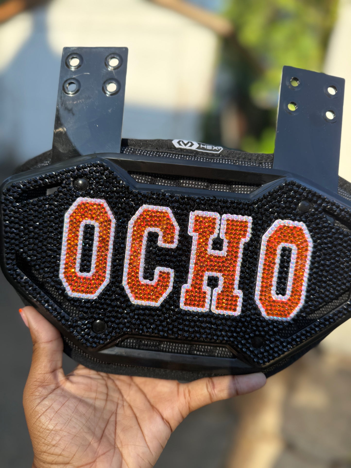 Custom Football Backplate 🏈