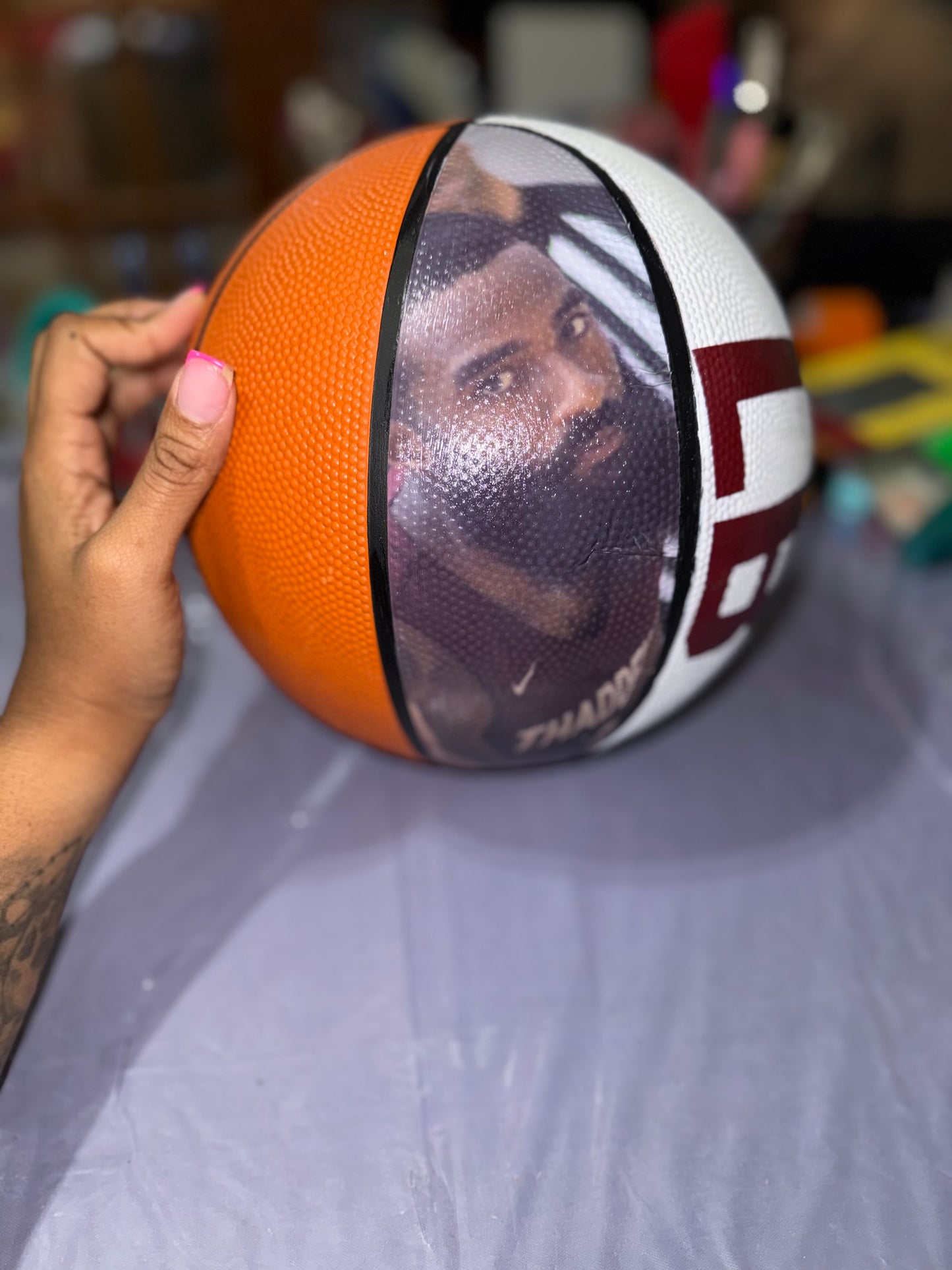 Custom Photo Basketball