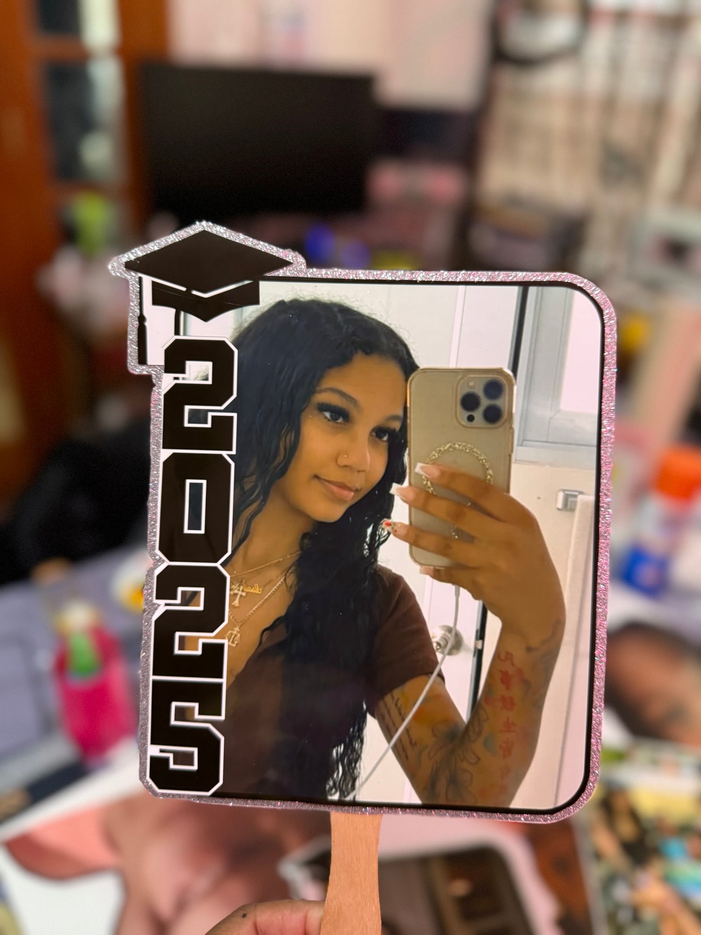 Personalized Graduation Photo Fan